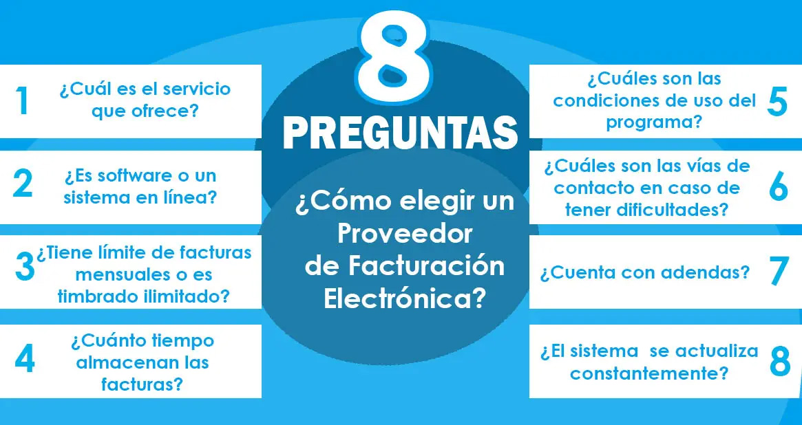 Como elegir un proveedor de facturación electrónica 